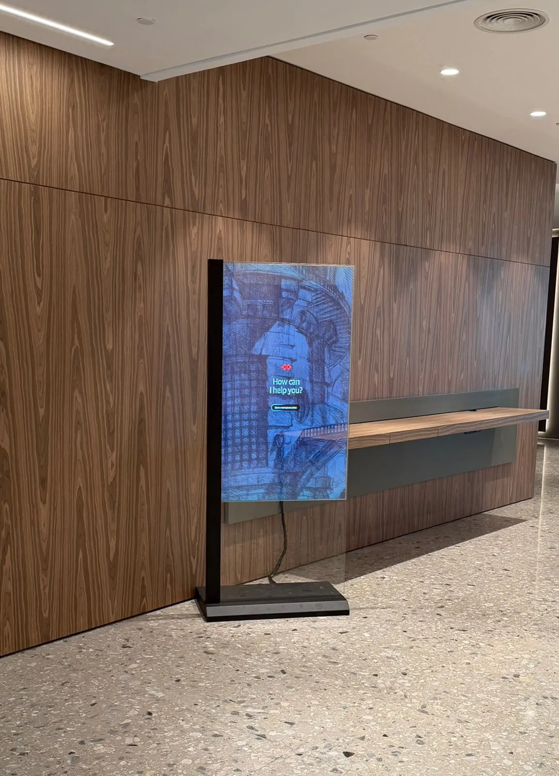Voice kiosk at GFH.